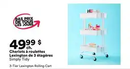 Michaels Chariots à roulettes Lexington de 3 étagères Simply Tidy offer
