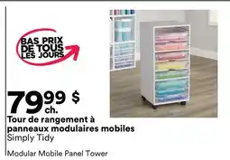 Michaels Tour de rangement à panneaux modulaires mobiles Simply Tidy offer