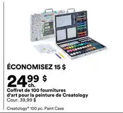 Michaels Coffret de 100 fournitures d'art pour la peinture de Creatology offer