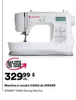 Michaels Machine à coudre C5950 de SINGER offer