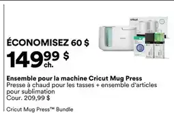 Michaels Ensemble pour la machine Cricut Mug Press offer