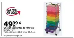 Michaels Chariot à roulettes de 10 tiroirs Simply Tidy offer