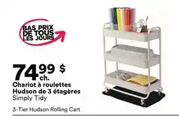 Michaels Chariot à roulettes Hudson de 3 étagères Simply Tidy offer