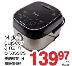 T&T Supermarket MIDEA CUISEUR À RIZ IH 6 TASSES offer
