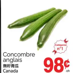 T&T Supermarket CONCOMBRE ANGLAIS offer