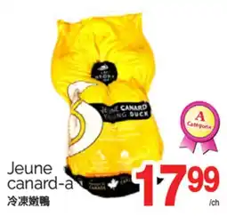 T&T Supermarket JEUNE CANARD-A offer