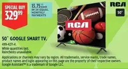 Canadian Tire Google smart tv offer