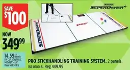 Canadian Tire Pro stickhandling training system offer