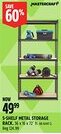 Canadian Tire Mastercraft 5-shelf metal storage rack offer