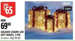 Canadian Tire Golden charm led gift boxes offer