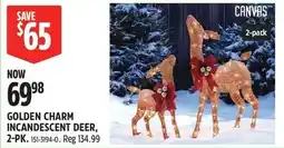 Canadian Tire Golden charm incandescent deer offer