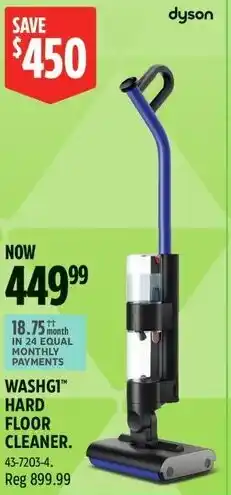 Canadian Tire WashG1 hard floor cleaner offer