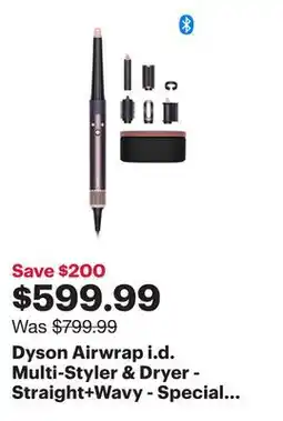 Best Buy Dyson Airwrap i.d. Multi-Styler & Dryer - Straight+Wavy - Special Edition - Jasper Plum offer