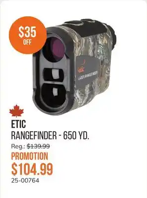 Sail Rangefinder - 650 yd offer