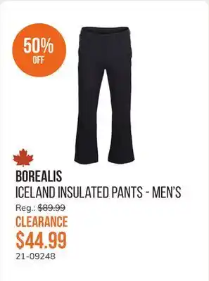 Sail Iceland Insulated Pants - Men's offer