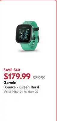 Shoppers Drug Mart Bounce - Green Burst offer