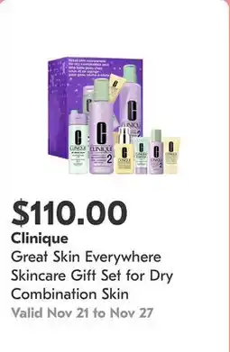 Shoppers Drug Mart Great Skin Everywhere Skincare Gift Set for Dry Combination Skin offer