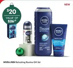 Shoppers Drug Mart NIVEA MEN Refreshing Routine Gift Set offer