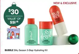 Shoppers Drug Mart BUBBLE Silky Season 3—Step Hydrating Kit offer