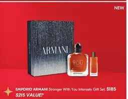 Shoppers Drug Mart EMPORIO ARMANI Stronger With You Intensely Gift Set offer