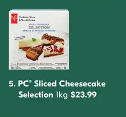 Shoppers Drug Mart PC Sliced Cheesecake Selection offer