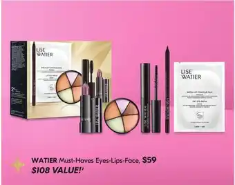 Shoppers Drug Mart WATIER Must-Haves Eyes-Lips-Face offer