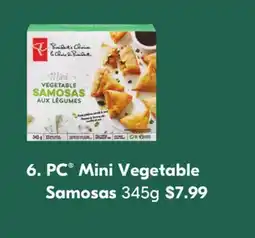 Shoppers Drug Mart PC Mini Vegetable Samosas offer