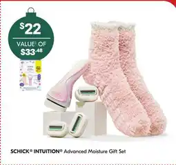 Shoppers Drug Mart SCHICK INTUITION Advanced Moisture Gift Set offer