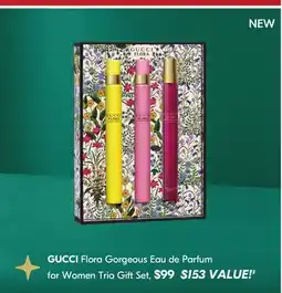 Shoppers Drug Mart GUCCI Flora Gorgeous Eau de Parfum for Women Trio Gift Set offer