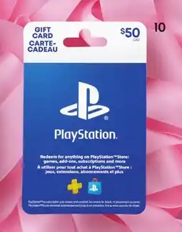 Shoppers Drug Mart SONY PLAYSTATION Gift Card offer
