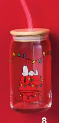 Shoppers Drug Mart PEANUTS Snoopy Glass Tumbler offer