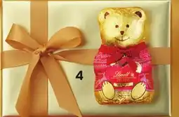 Shoppers Drug Mart LINDT Christmas Teddy Sweater Milk Chocolate offer