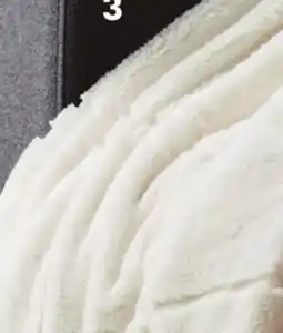 Shoppers Drug Mart NEW Luxurious Faux Fur Throw - Cream offer
