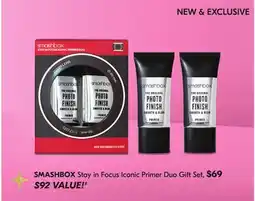 Shoppers Drug Mart SMASHBOX Stay in Focus Iconic Primer Duo Gift Set offer