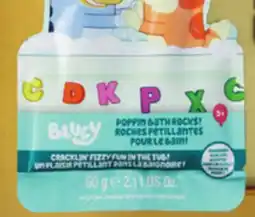 Shoppers Drug Mart BLUEY Poppin Bath Rocks 60g offer