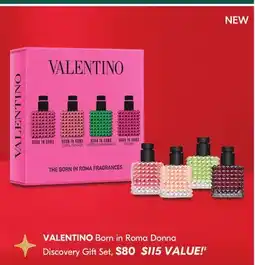Shoppers Drug Mart VALENTINO Born in Roma Donna Discovery Gift Set offer