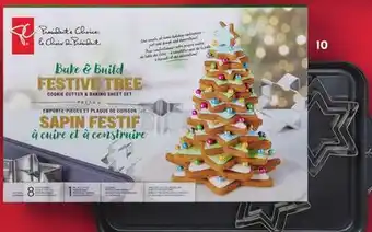 Shoppers Drug Mart PC Bake & Build Festive Tree Cookie Cutter & Baking Sheet Set offer