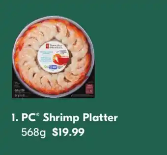 Shoppers Drug Mart PC Shrimp Platter offer
