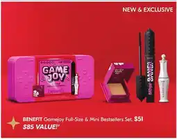 Shoppers Drug Mart BENEFIT Gamejoy Full—Size & Mini Bestsellers Set offer