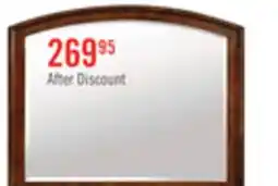 The Brick Chelsea Bedroom Dresser Mirror - Cherry Brown offer