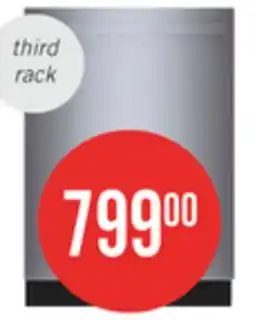 The Brick Bosch 100 Series Premium Smart Dishwasher with Third Rack - SHX5AEM5N offer