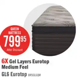 The Brick Beautyrest GL6 Eurotop Medium Queen Mattress offer