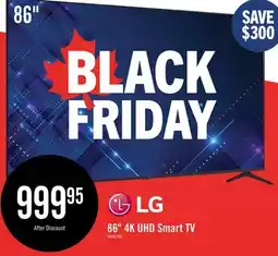 The Brick LG 86 UA75 LCD 4K UHD Smart webOS TV (86UA7500ZUA.ACCQ) - 2025 Model offer