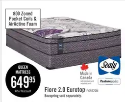 The Brick Sealy Posturepedic Fiore 2.0 Eurotop Queen Mattress offer