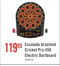 The Brick Escalade Arachnid Cricket Pro 450 Electric Dartboard offer