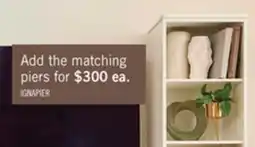 The Brick Ignatius 18.7 Pier with Storage & Cable Management - White offer