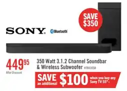 The Brick Sony 5.1.2-Channel Dolby Atmos Soundbar - HT-A5000 offer