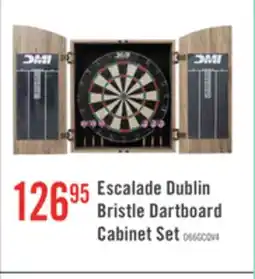 The Brick Escalade Dublin Bristle Dartboard Cabinet Set offer