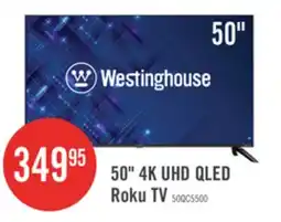 The Brick Westinghouse 50 QLED 4K UHD Smart Roku TV (WR50QC5500) - 2025 Model offer