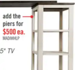 The Brick Madison Bookcase Pier - White offer